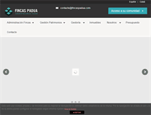 Tablet Screenshot of fincaspadua.com